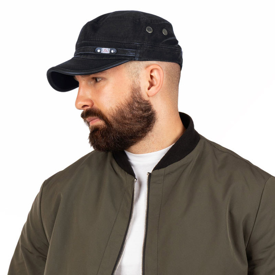 Czapka z daszkiem męska elegancka PATROLÓWKA