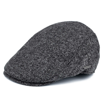 KASZKIET Męski Alessio Stylowy Elegancki FLAT CAP Jesień Zima Czapka RETRO