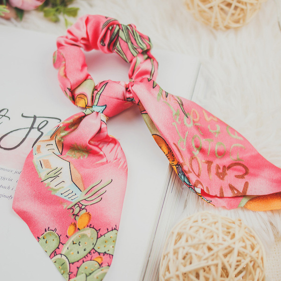 GUMKA DO WŁOSÓW scrunchies apaszka kokarda FROTKA