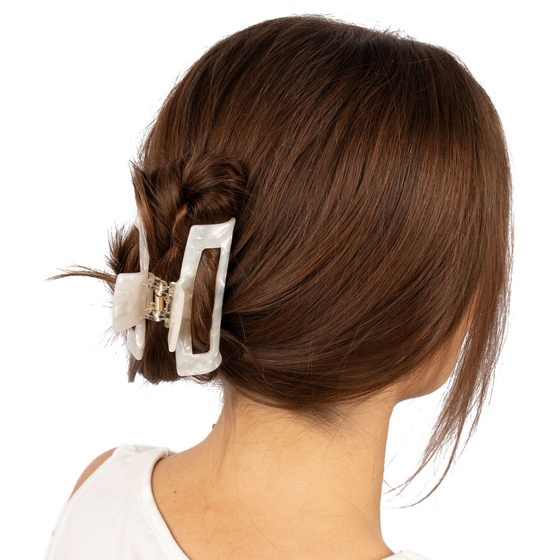 SPINKA DO WŁOSÓW klamerka KLAMRA prostokątna