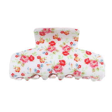 KLAMRA szczęka SPINKA do włosów duża KLAMERKA  kwiatek KWIATY