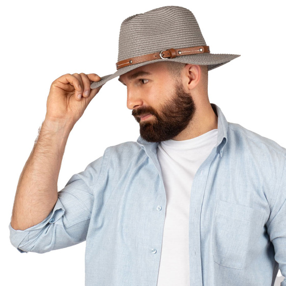 KAPELUSZ Alessio DAMSKI MĘSKI PLECIONY lato HAWANA letni PANAMA rozmiar 59