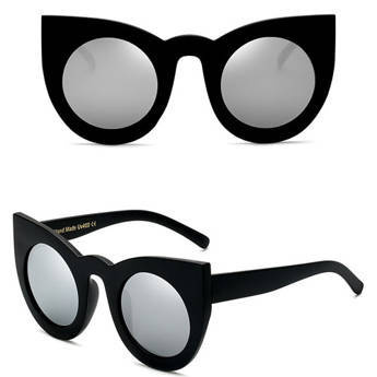 OKULARY PRZECIWSŁONECZNE damskie kocie. LUSTRZANKI