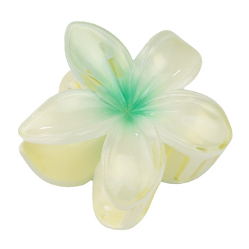 KLAMRA KWIAT szczęka duża SPINKA do włosów kwiatek Kwiat Plumerii HAWAJSKA