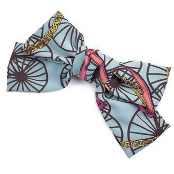 SPINKA DO WŁOSÓW klamra KOKARDA duża MIĘTOWA