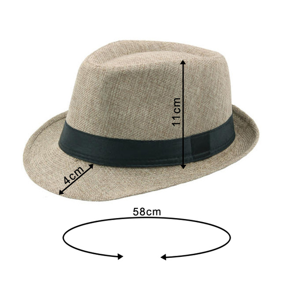 KAPELUSZ DAMSKI MĘSKI SŁOMKOWY lato PANAMA letni HAWANA