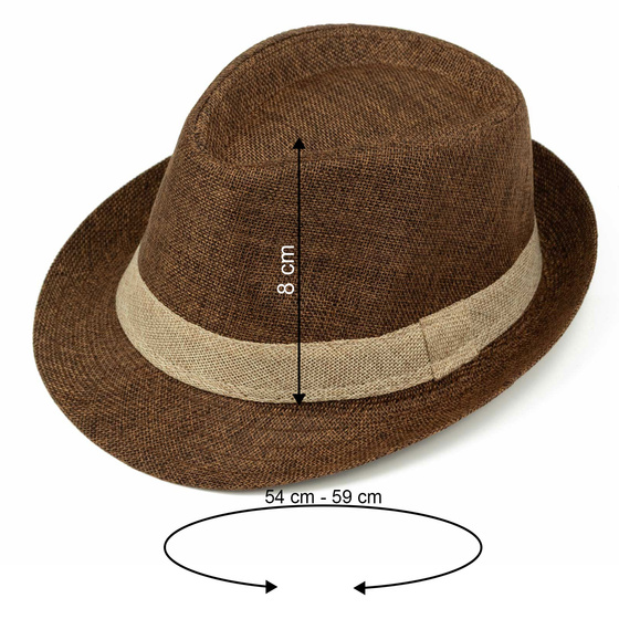 KAPELUSZ Alessio MĘSKI damski PLECIONY lato HAWANA letni PANAMA