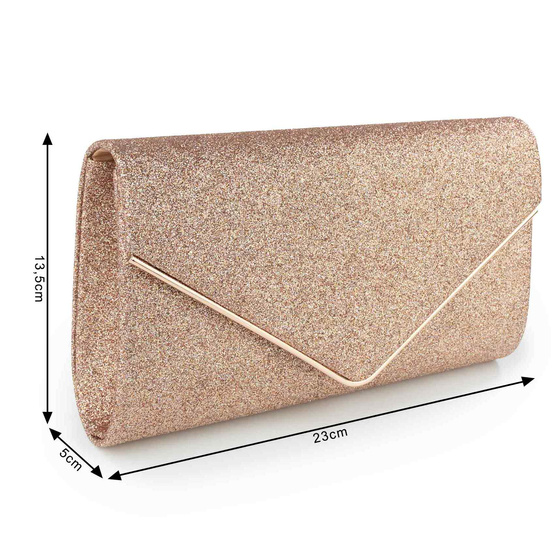 TOREBKA WIECZOROWA damska KOPERTÓWKA WIZYTOWA elegancka BROKAT