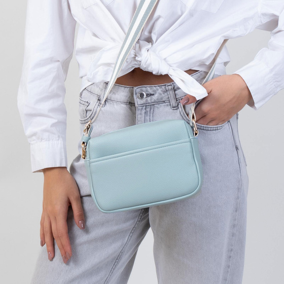 Alessio TOREBKA Damska CROSSBODY LISTONOSZKA KOPERTÓWKA na ramię PASEK