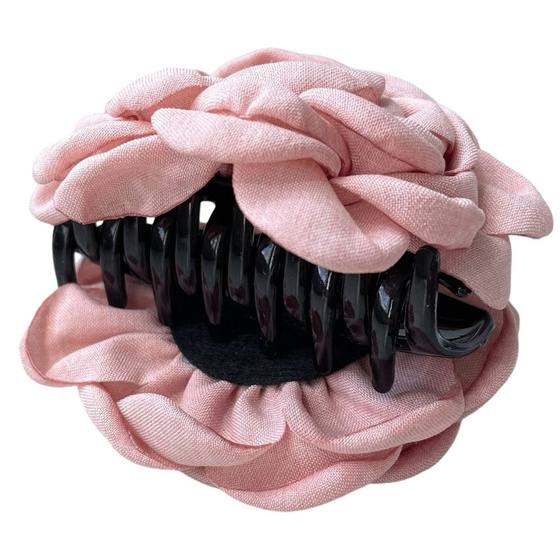 SPINKA ozdoba DO WŁOSÓW duża klamra KWIAT klasyczna elegancka