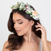 WIANEK na głowę BOHO ślubny PANIEŃSKI kwiaty ŚLUB