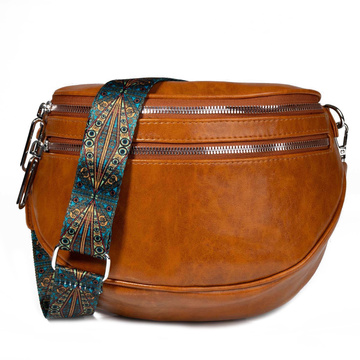 NERKA SASZETKA TOREBKA damska NA RAMIĘ lub na PAS pasek CROSSBODY