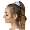 GUMKA DO WŁOSÓW scrunchie BŁĘKITNA kropki FROTKA