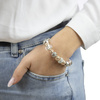 BRANSOLETKA srebrna MODUŁOWA silver CHARMS