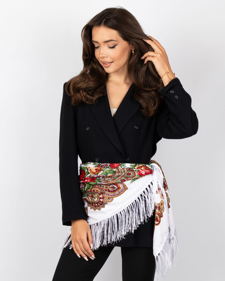 CHUSTA Ludowa Alessio GÓRALSKA Folk KWIATY DUŻA