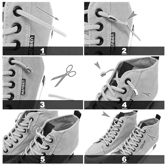 SZNURÓWKI zakręcane elastyczne BEZ WIĄZANIA sznurowadła