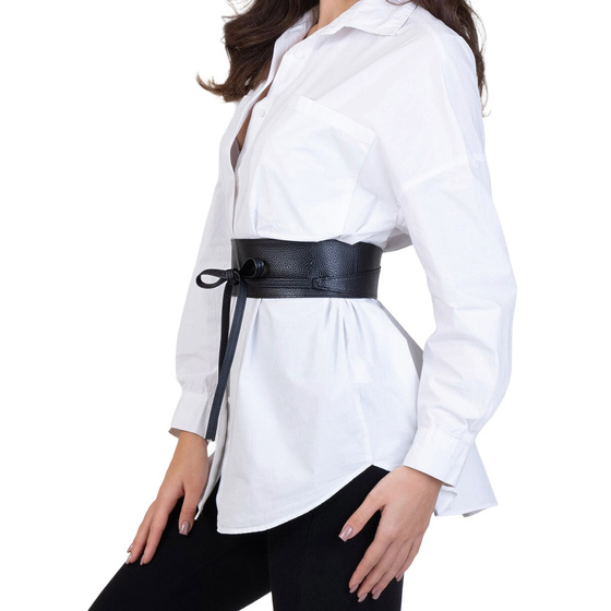 PASEK damski do sukienki WIĄZANY szeroki BOHO