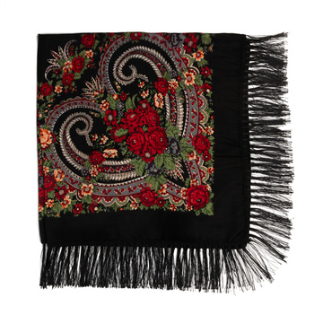 CHUSTA Ludowa Alessio GÓRALSKA Folk KWIATY DUŻA