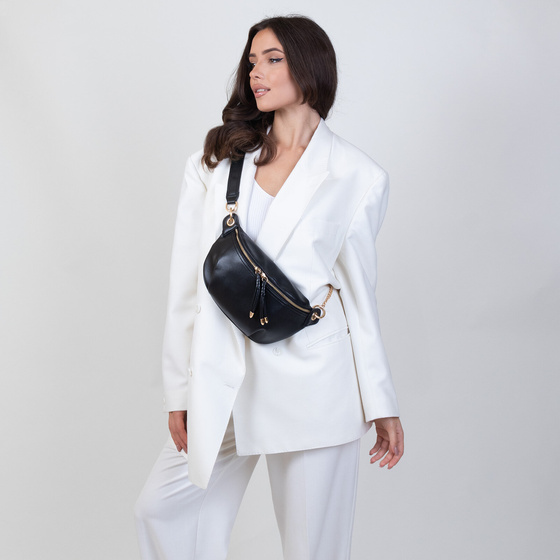 Alessio NERKA SASZETKA TOREBKA damska na RAMIĘ POJEMNA CROSSBODY