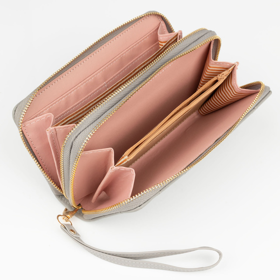 PORTFEL DAMSKI Alessio duży podwójny PORTMONETKA