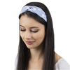 OPASKA DO WŁOSÓW niebieska PIN UP turban KROPKI