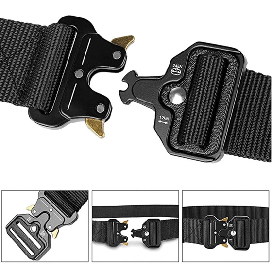 PASEK pas PARCIANY TAKTYCZNY QR mocny MĘSKI do SPODNI SURVIVAL