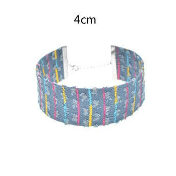 Choker kolor jasny niebieski