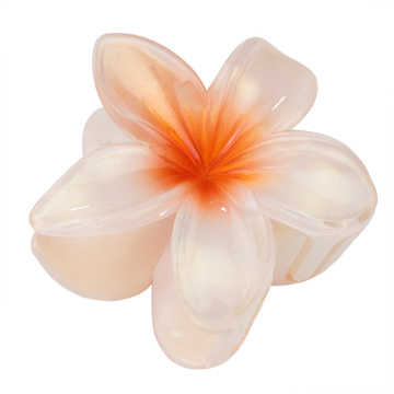 KLAMRA KWIAT szczęka duża SPINKA do włosów kwiatek HAWAJSKA KWIAT PLUMERII