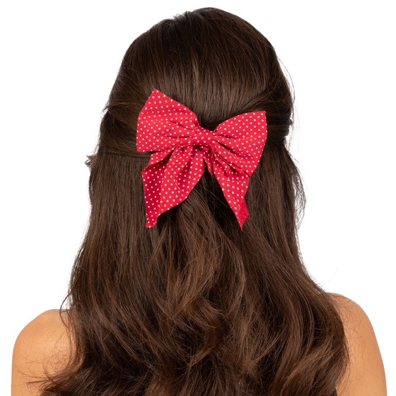 SPINKA DO WŁOSÓW kokardka do włosów elegancka modna klasyczna na klamerce