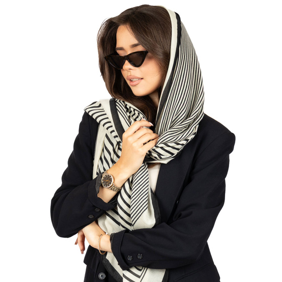 CHUSTA Damska SZAL SZALIK Alessio na SZYJĘ na GŁOWĘ chustka LEKKA ZWIEWNA