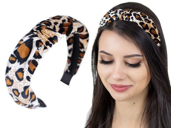 OPASKA DO WŁOSÓW węzeł PANTERKA turban PIN UP