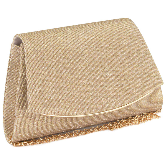 Torebka KOPERTÓWKA WIECZOROWA ŁAŃCUSZEK elegancka WIZYTOWA