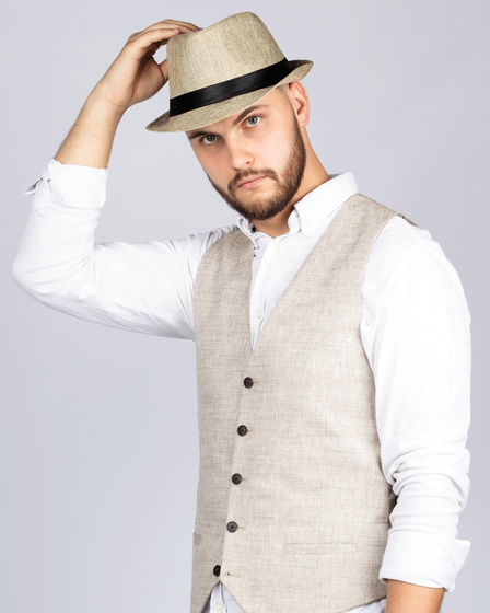 KAPELUSZ DAMSKI MĘSKI SŁOMKOWY lato PANAMA letni HAWANA