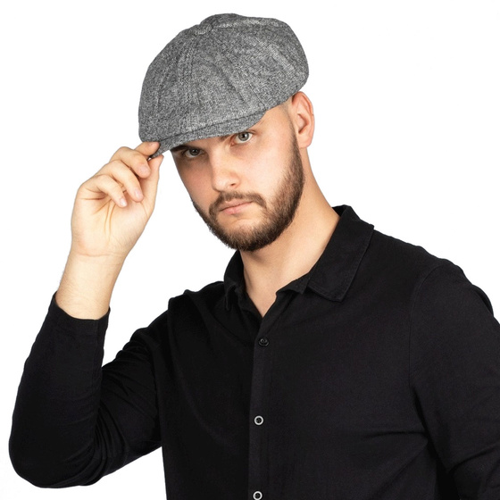 KASZKIET Męski Alessio Stylowy Elegancki NEWSBOY CAP Jesień Zima RETRO