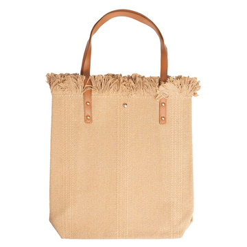 TOREBKA DAMSKA na ramię TORBA duża BOHO shopper pojemna PLAŻOWA