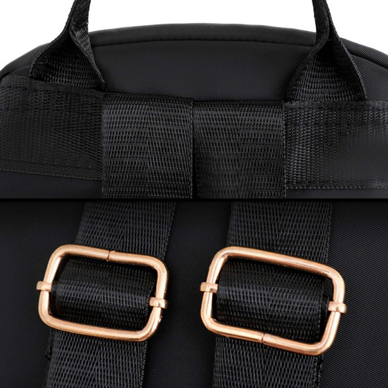 Alessio PLECAK damski POJEMNY miejski szkolny PIKOWANY torba QUILTED