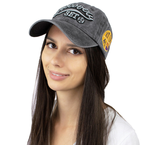 Czapka z daszkiem MĘSKA vintage damska bejsbolówka kaszkietówka