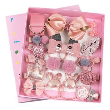 ZESTAW DLA DZIEWCZYNKI gumki SPINKI różowe PREZENT