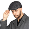 KASZKIET Męski Alessio Stylowy Elegancki FLAT CAP Jesień Zima Czapka RETRO