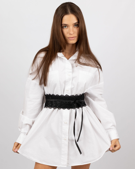 PASEK damski Alessio WIĄZANY do sukienki szeroki Materiałowy BOHO KORONKOWY