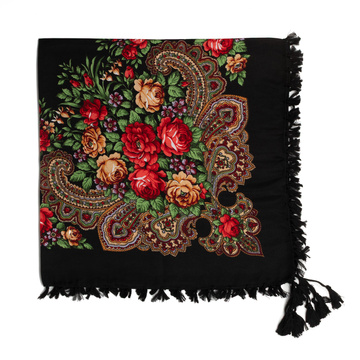 CHUSTA Ludowa Alessio GÓRALSKA Folk KWIATY DUŻA