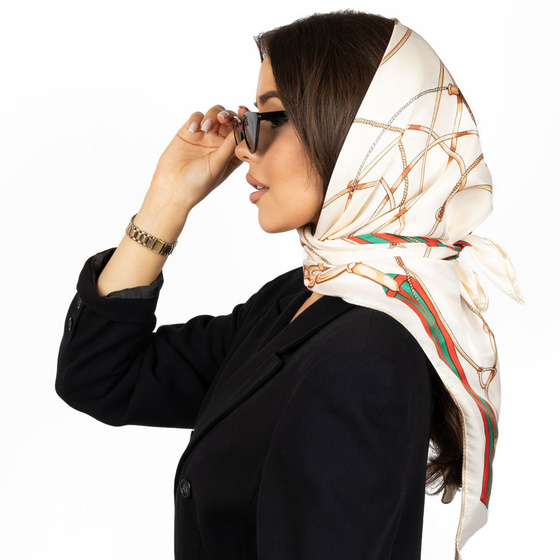 CHUSTA Damska SZAL SZALIK Alessio na SZYJĘ na GŁOWĘ chustka LEKKA ZWIEWNA
