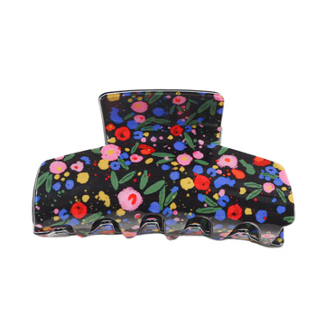 KLAMRA szczęka SPINKA do włosów duża KLAMERKA  kwiatek KWIATY