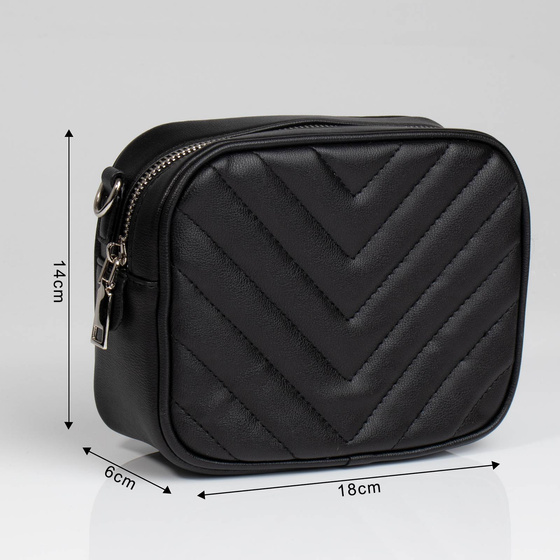 Alessio TOREBKA Damska PIKOWANA CROSSBODY na ramię PASEK QUILTED