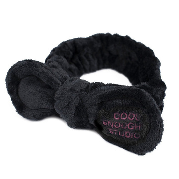 OPASKA do włosów KOSMETYCZNA do makijażu CZARNA