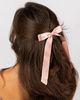 SPINKA DO WŁOSÓW kokarda wstążka długa cienka elegancka delikatna