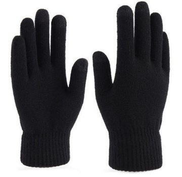 RĘKAWICZKI ZIMOWE MĘSKIE Alessio CIEPŁE UNISEX DOTYKOWE do telefonu L/XL