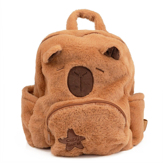 PLUSZOWY PLECAK KAPIBARA Alessio TORBA do PRZEDSZKOLA do SZKOŁY KAPIBARA
