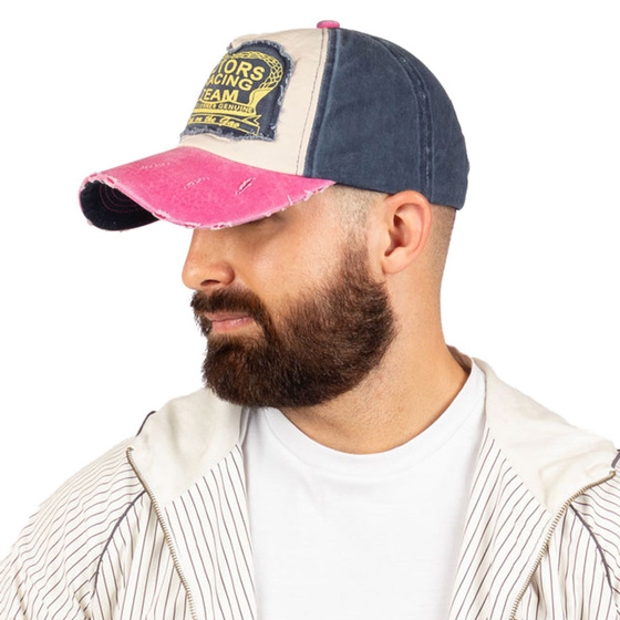 Czapka męska damska kaszkietówka Z DASZKIEM vintage retro BEJSBOLÓWKA