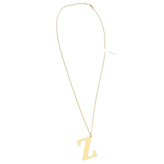NASZYJNIK damski POZŁACANY 24k litera Z duża